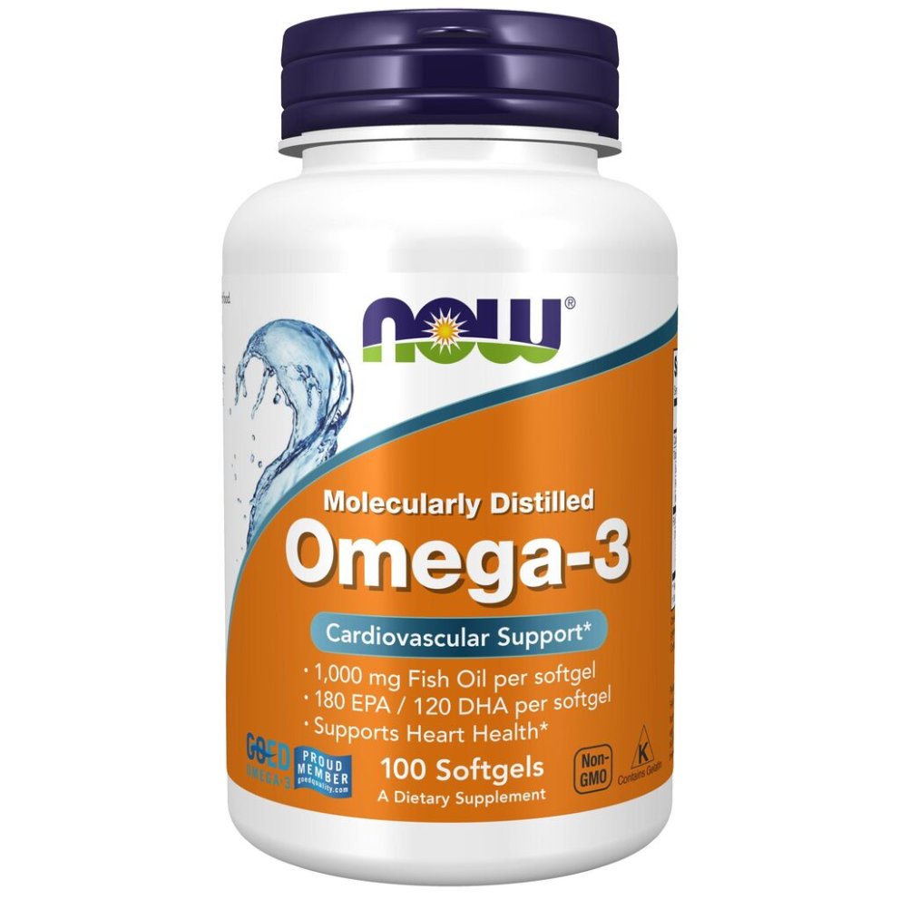 Now Omega-3 1000mg 100stk