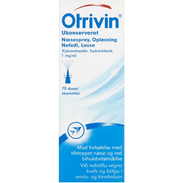 Otrivin ukonserveret  1mg/ml 10ml