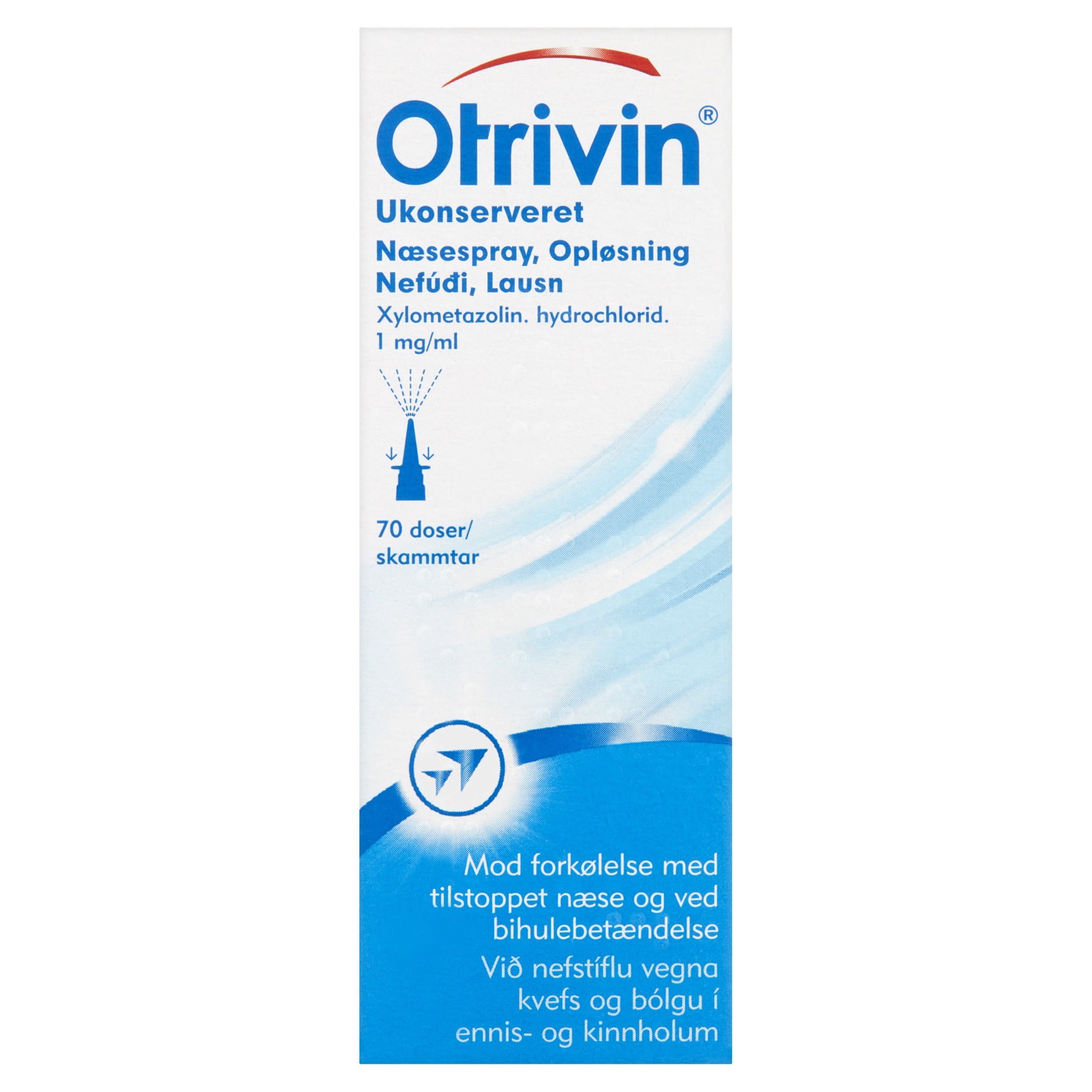 Otrivin ukonserveret 10ml 1mg/ml [nefúði