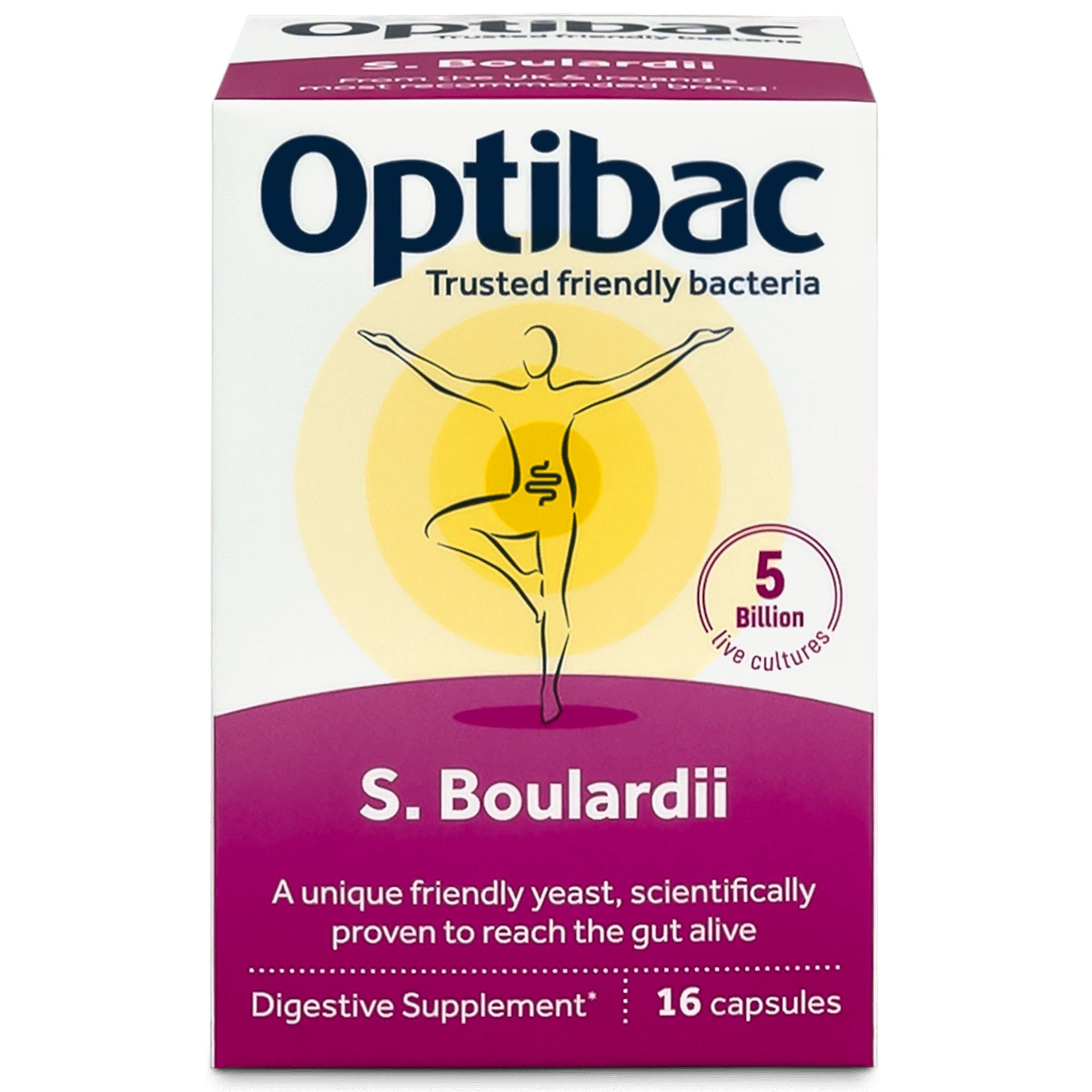 Optibac Saccharomyces boulardii 16stk