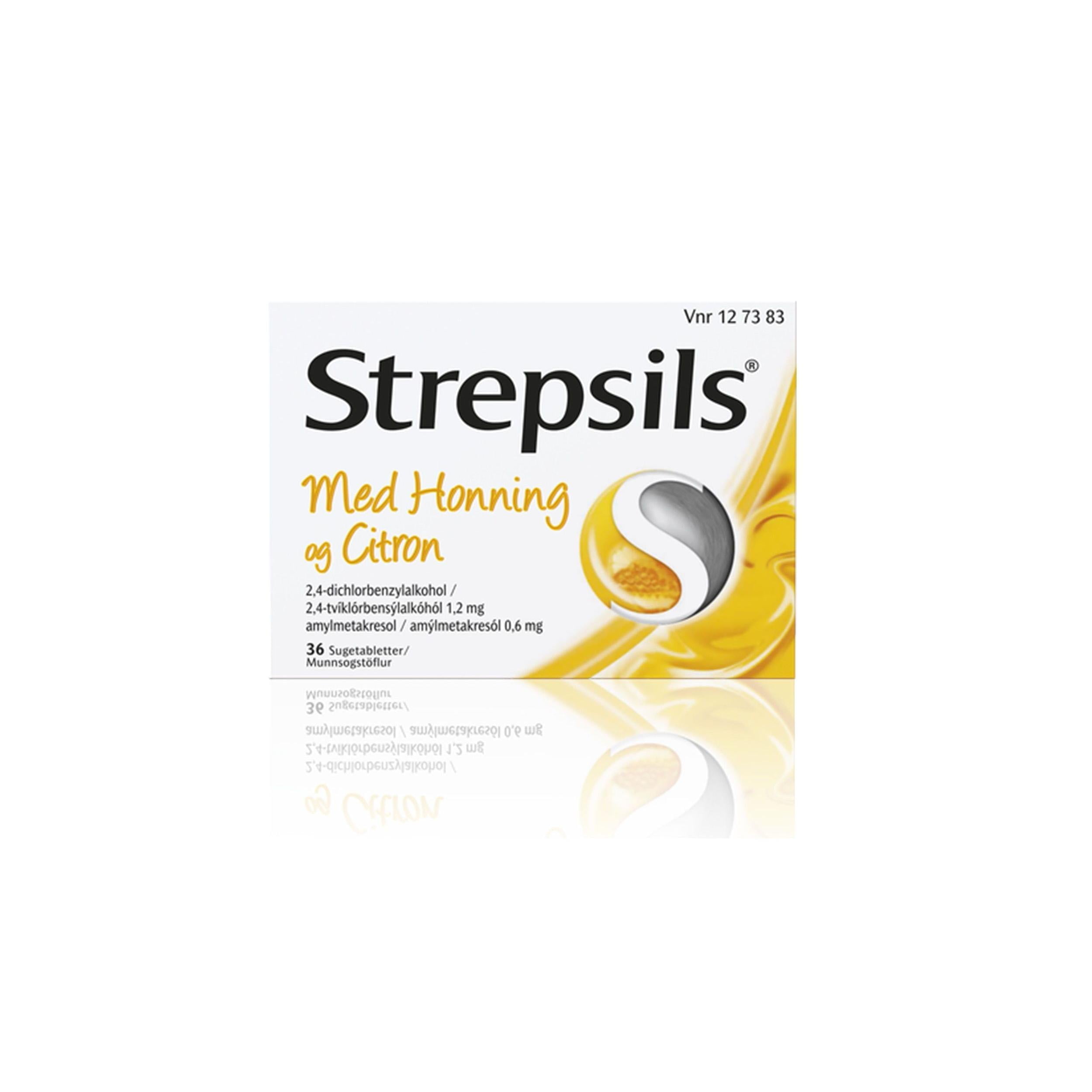 Strepsils med honning og citron 36stk 0