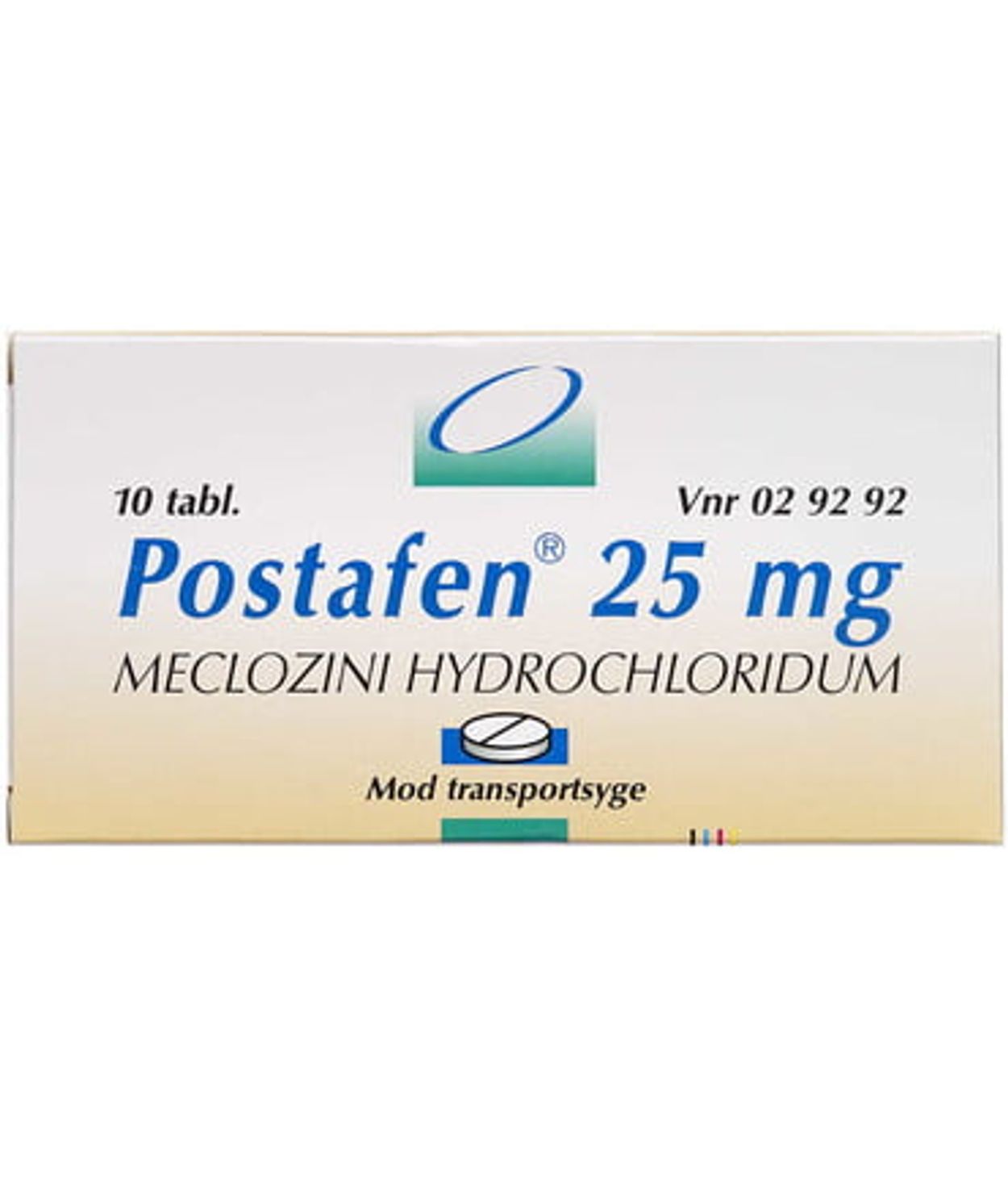 Postafen 10stk 25mg [töflur]
