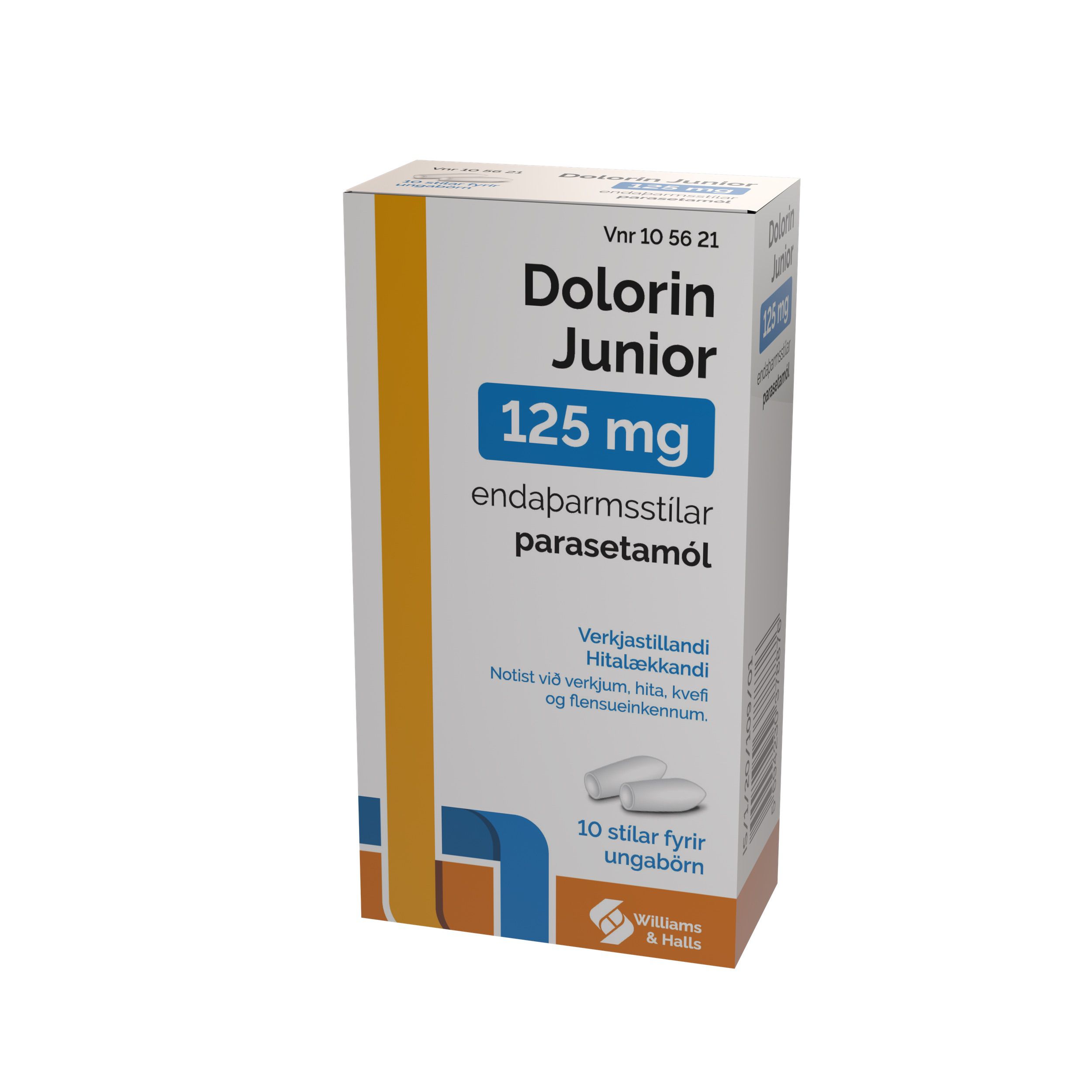 Dolorin Junior 10stk 125mg [eþ-stíll]