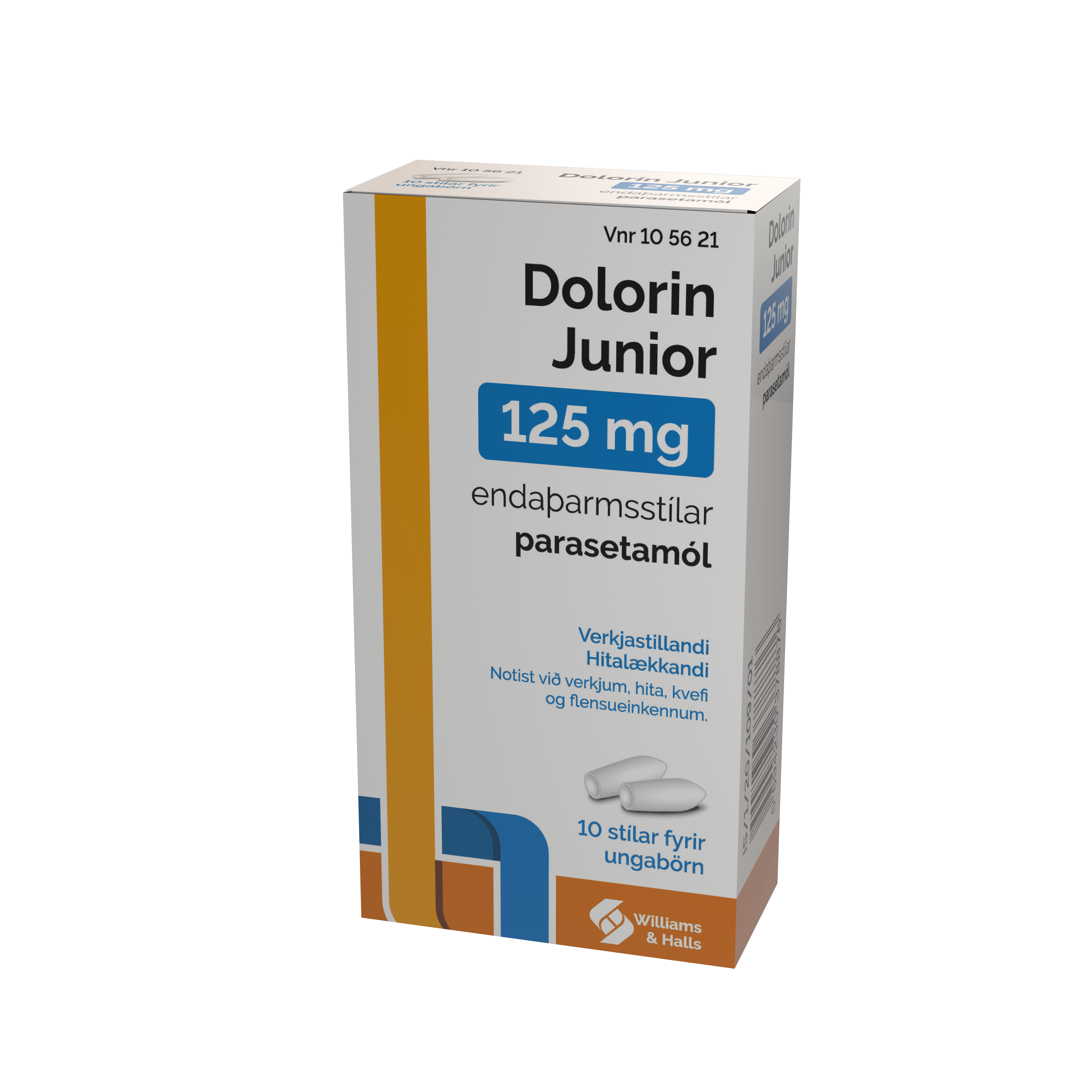 Dolorin Junior 10stk 125mg [eþ-stíll]