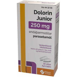 Dolorin Junior 10stk 250mg [eþ-stíll]