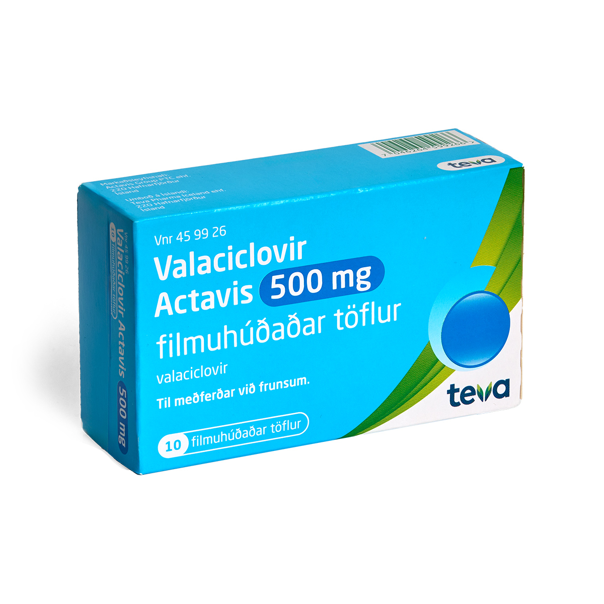 Valaciclovir Actavis 10stk 500mg [filmht