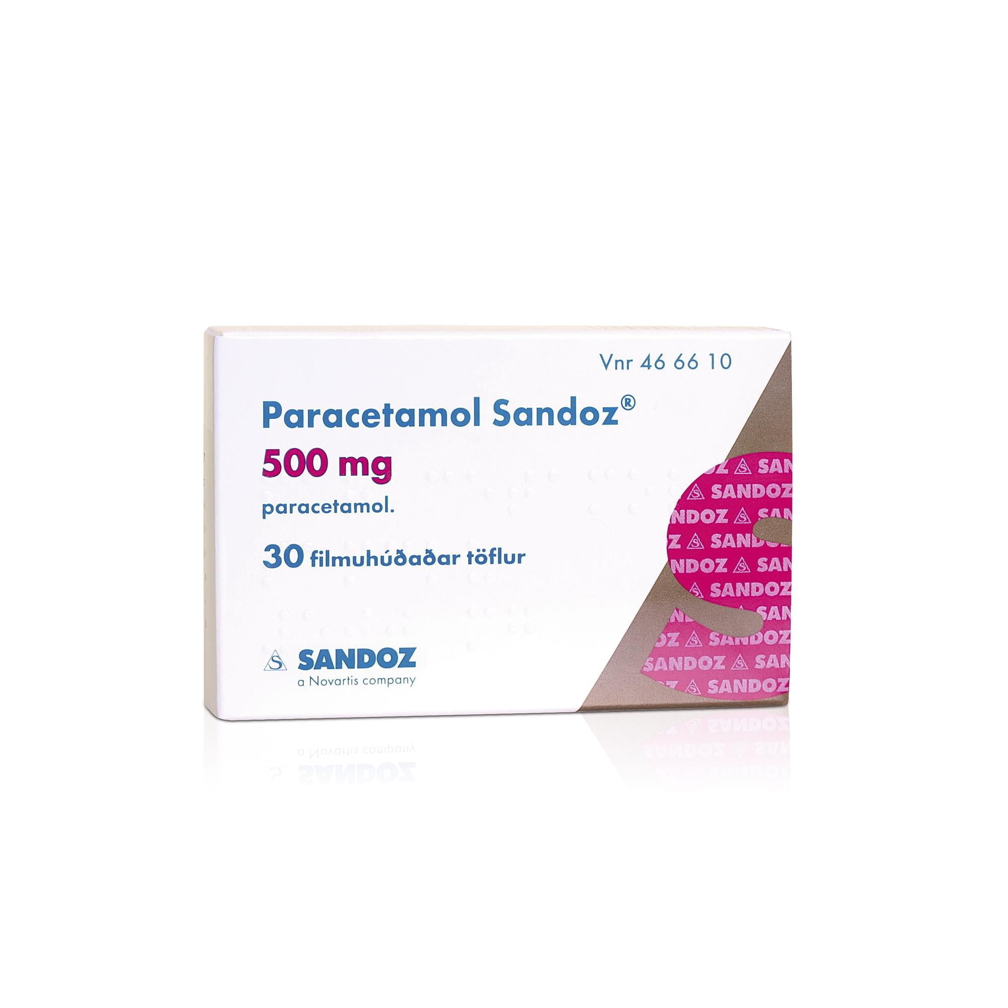 Paracetamol Sandoz 30stk 500mg [filmhtfl