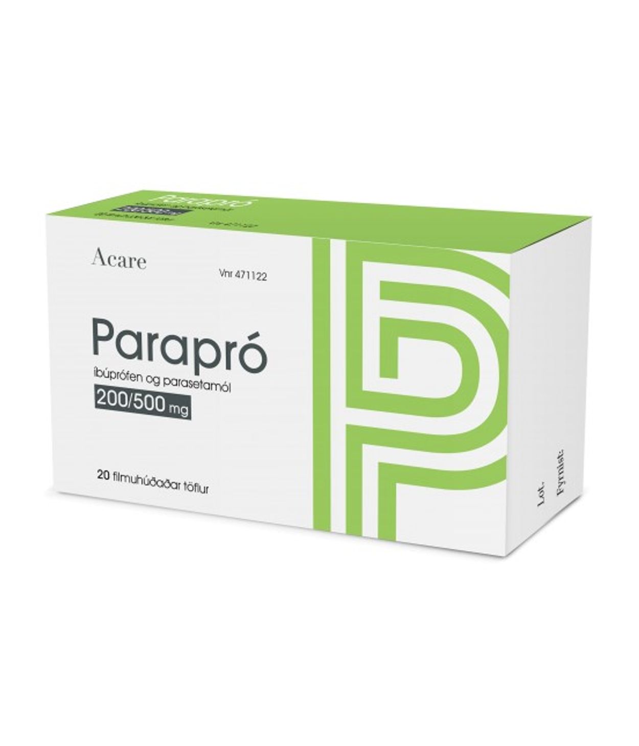 Parapró 20stk 700mg [filmhtfl]