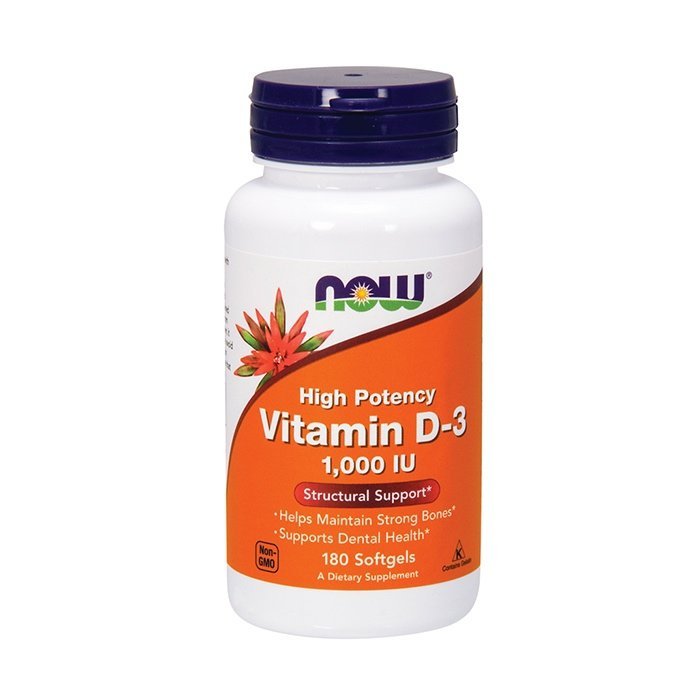 Now D-3 Vítamín 1000iu 180stk
