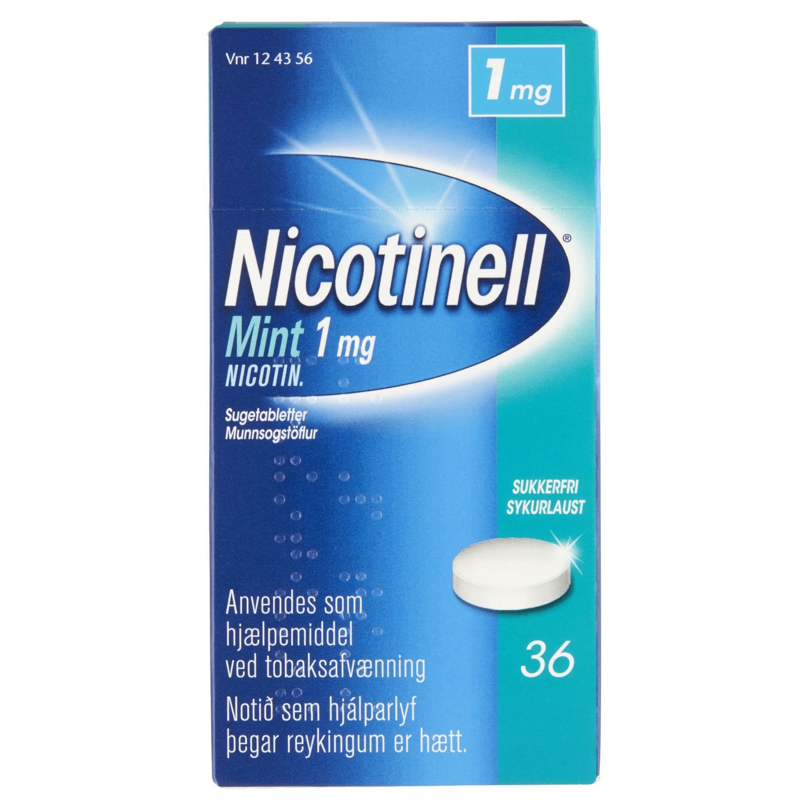 Nicotinell Mint  1mg 36stk