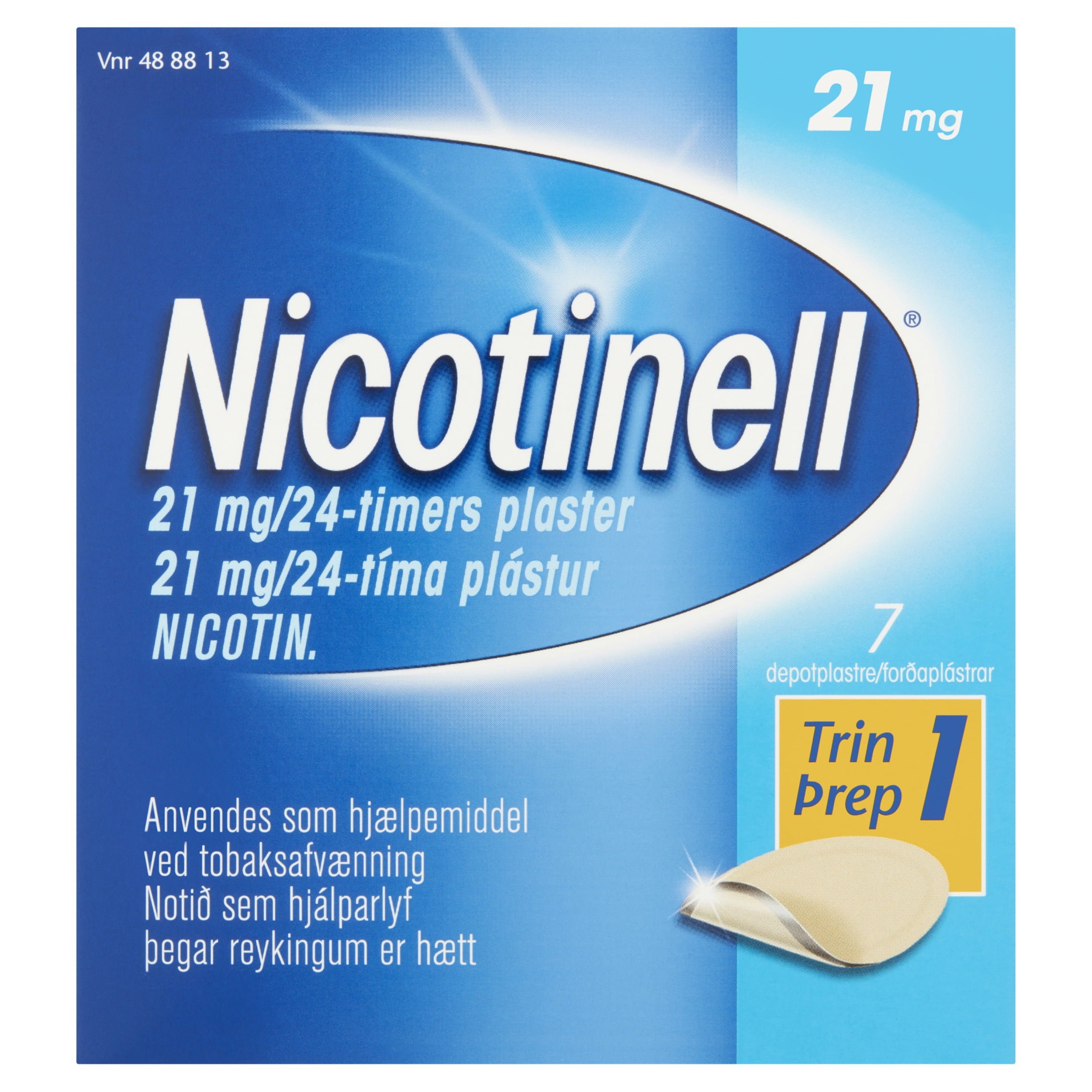 Nicotinell 7stk 21mg/sól [forðapl]