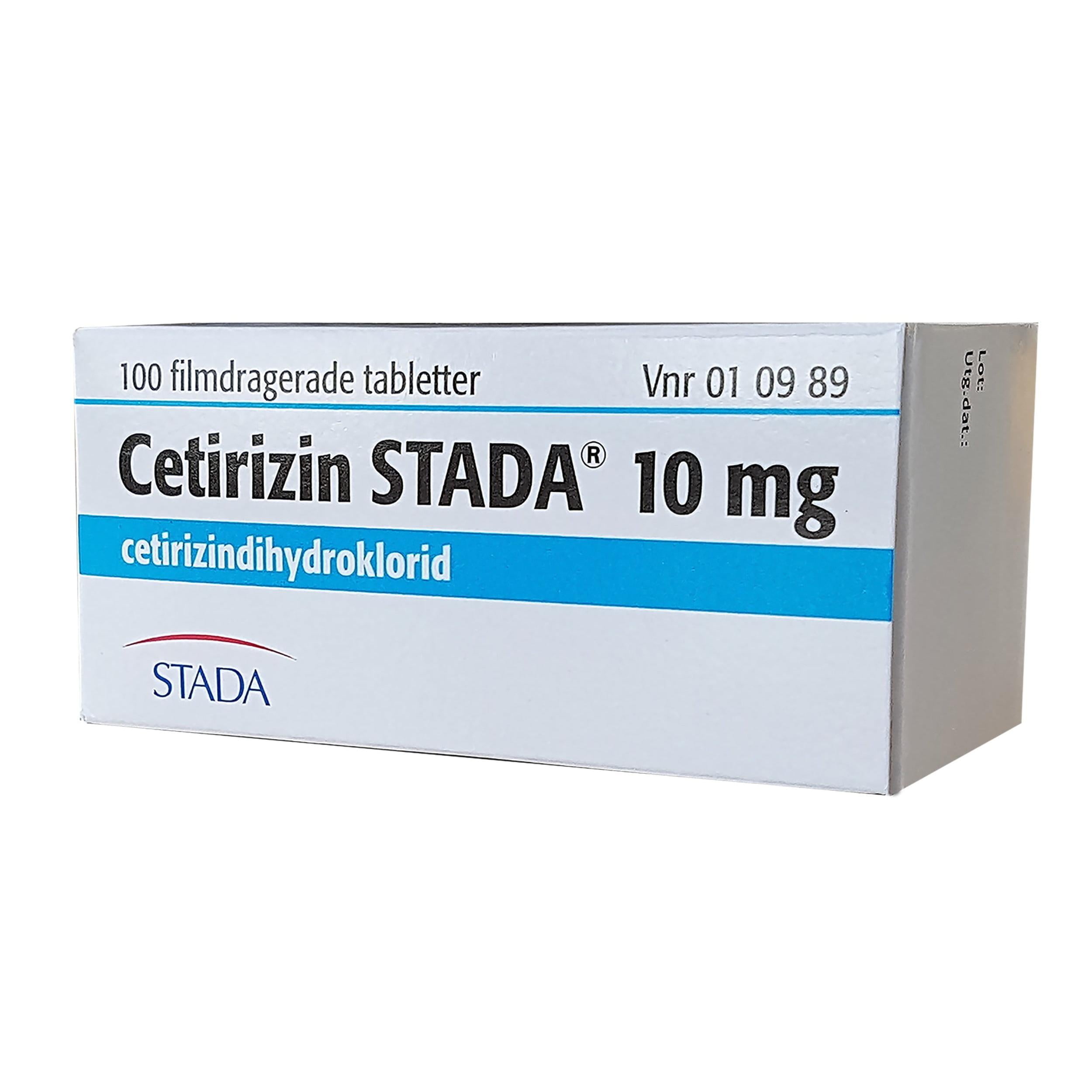 Cetirizin STADA 100stk 10mg [filmhtfl]