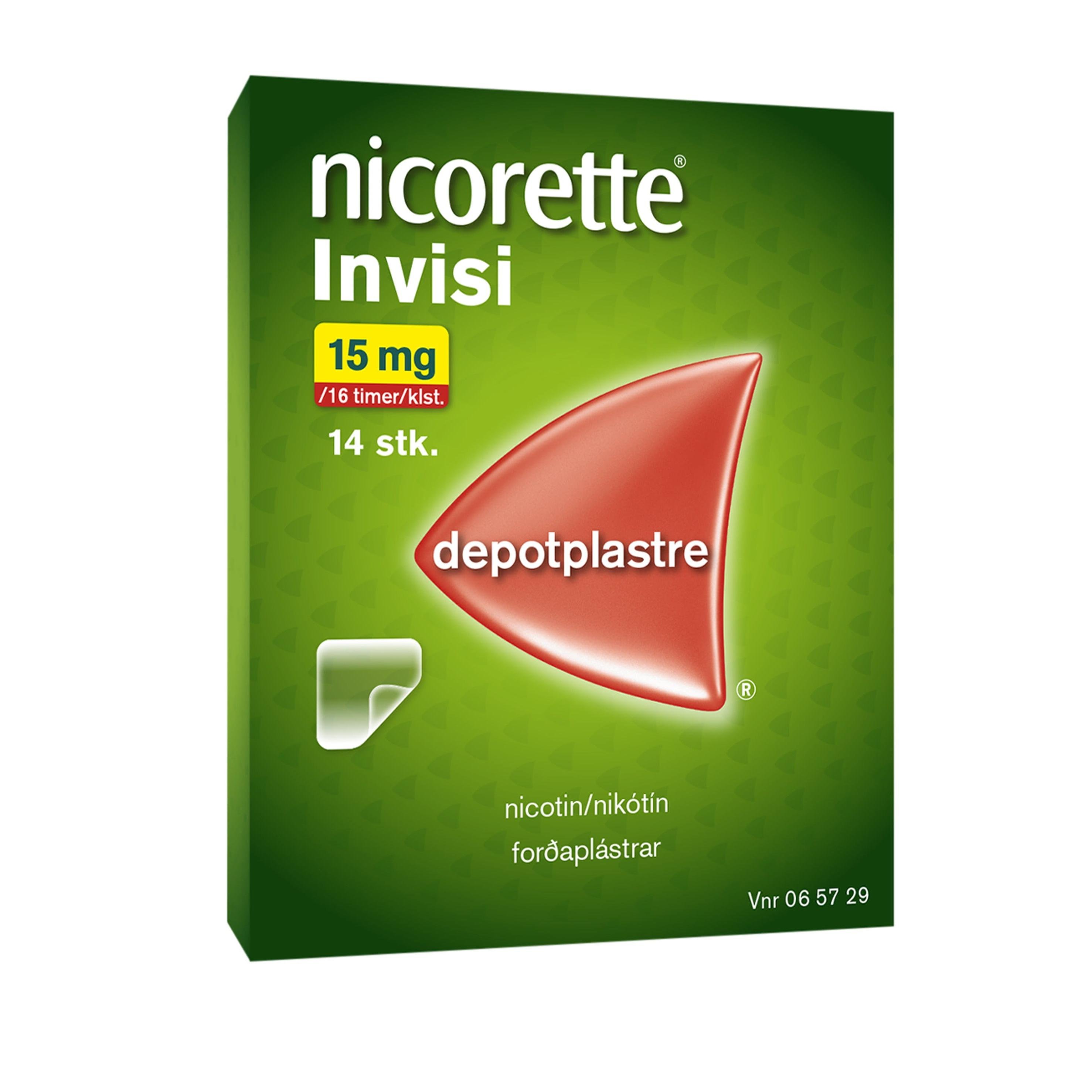Nicorette Invisi 14stk 15mg/16k [forðapl