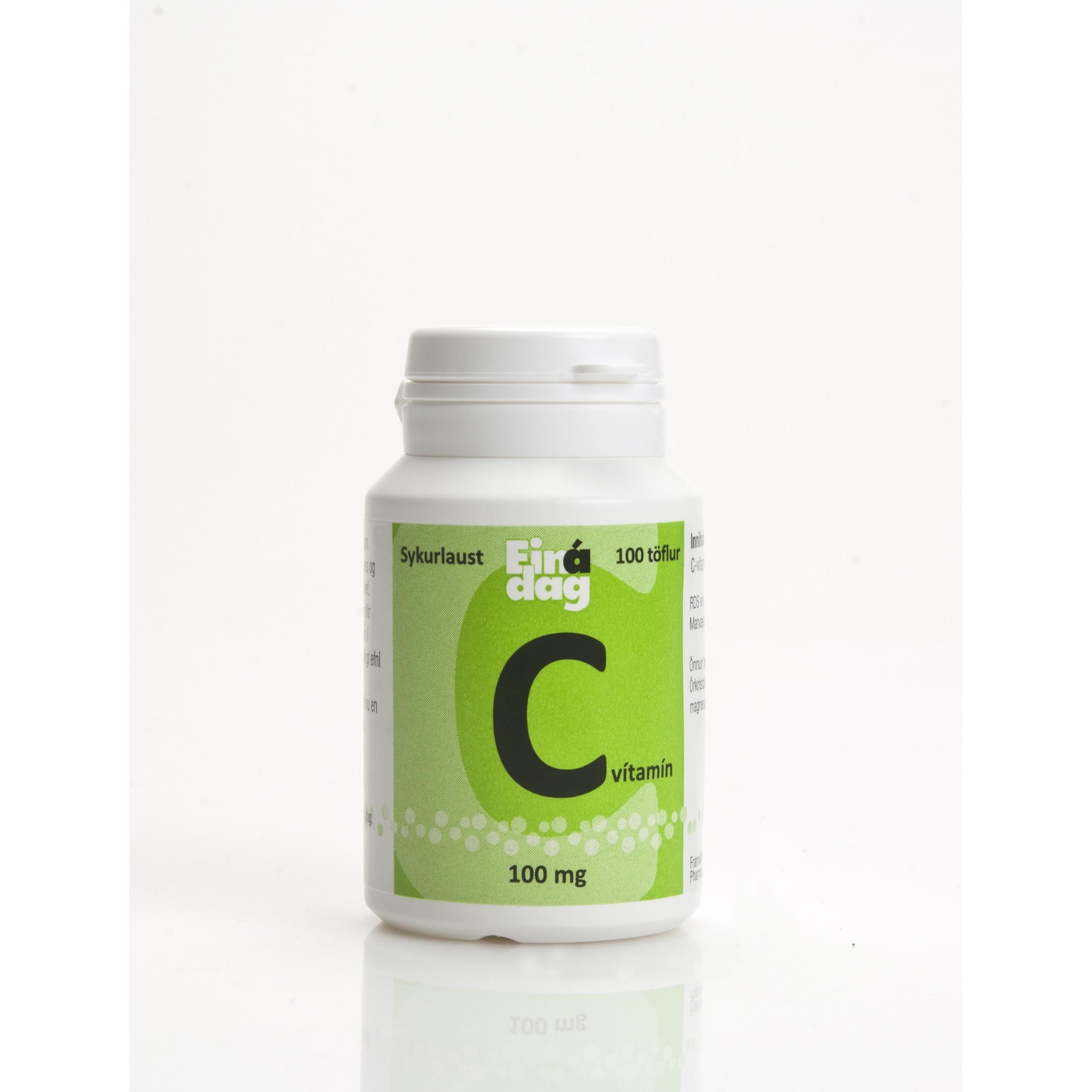 Ein á dag C-vítamín 100mg 100stk